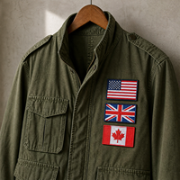 Écussons brodés personnalisés avec drapeaux du monde entier pour vêtements, sacs à dos, chapeaux, décoration