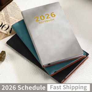 Agenda 2026 en Inglés, 365 Días, Planificador Diario de Gestión del Tiempo, Cuaderno de Bolsillo Ecológico con Tapa Dura de Cuero, Promocional - Product Image 4