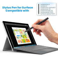 Stylet compatible avec Microsoft 4096, sensible à la pression et avec rejet de la paume, pour Surface Pro, Laptop, Go, Book Pen