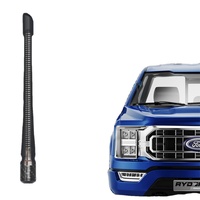 Antenne de voiture compatible avec Ford F150 2009-2024 Antenne en caoutchouc de 7 pouces de remplacement conçue pour l'antenne de réception FM/AM