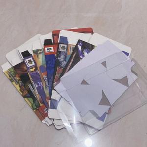 Tùy chỉnh NTSC/ USA PAL/EUR phiên bản video Gameboy Trước Hộp N64 hộp màu trò chơi với sự hỗ trợ bên trong và bảo vệ PVC - Product Image 5
