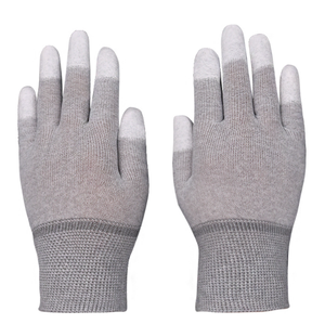Gray PU Coated Safety <b>Gloves</b> Anti Slip Work Hand <b>Gloves</b> Breathable Touchscreen General Purpose for Warehouse Assembly - Product Image 1