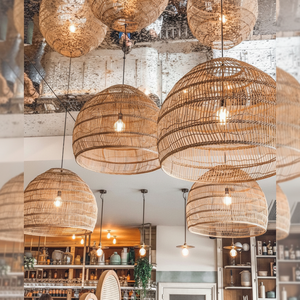 โคมไฟหวายแฮนด์เมดสำหรับส่งออกเป็นมิตรกับสิ่งแวดล้อมผลิตจากเวียดนาม - Product Image 1