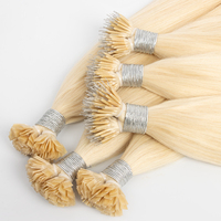 Qingdao Haohao Hight Quality Straight Nano Tip Extensión de cabello humano 22 pulgadas 100% Extensión de cabello humano Cabello virgen