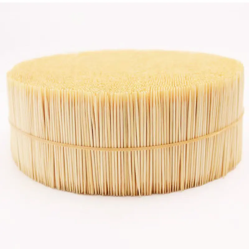 Cure-dents en bambou avec impression sur bois de bouleau, drapeau alimentaire personnalisé, 100 pièces
