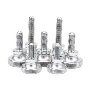 Tornillo moleteado de acero inoxidable de cabeza grande de diseño moderno, función de cierre suave, herrajes de ajuste de muebles de oficina en casa - Product Image 1