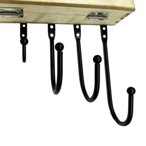 Mingmao Wall Mounted Iron Hook Round Durable Single Hook For Clothes Hat Jewelry <b>Backpack</b> Storage - Product Image 1