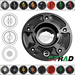 Tapa de Depósito de Combustible de Aluminio CNC DTRAD para Motocicleta, Tapón de Llenado Rápido para HAYABUSA 2008-2020 <span class=keywords><strong>GSX</strong></span> <span class=keywords><strong>250</strong></span> R GSF 650 - Product Image 4