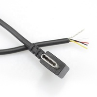 Benutzer definierte 0,3 m PVC-Mantel folie USB 3.1 Typ C rechtwinkliges Verlängerung kabel 10 Gbit/s Daten übertragung 3A Schnell ladung