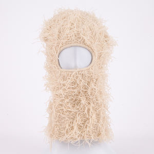 Máscara de esquí de diseño al por mayor pasamontañas desgastado de punto máscaras de esquí pasamontañas de un agujero personalizado - Product Image 6