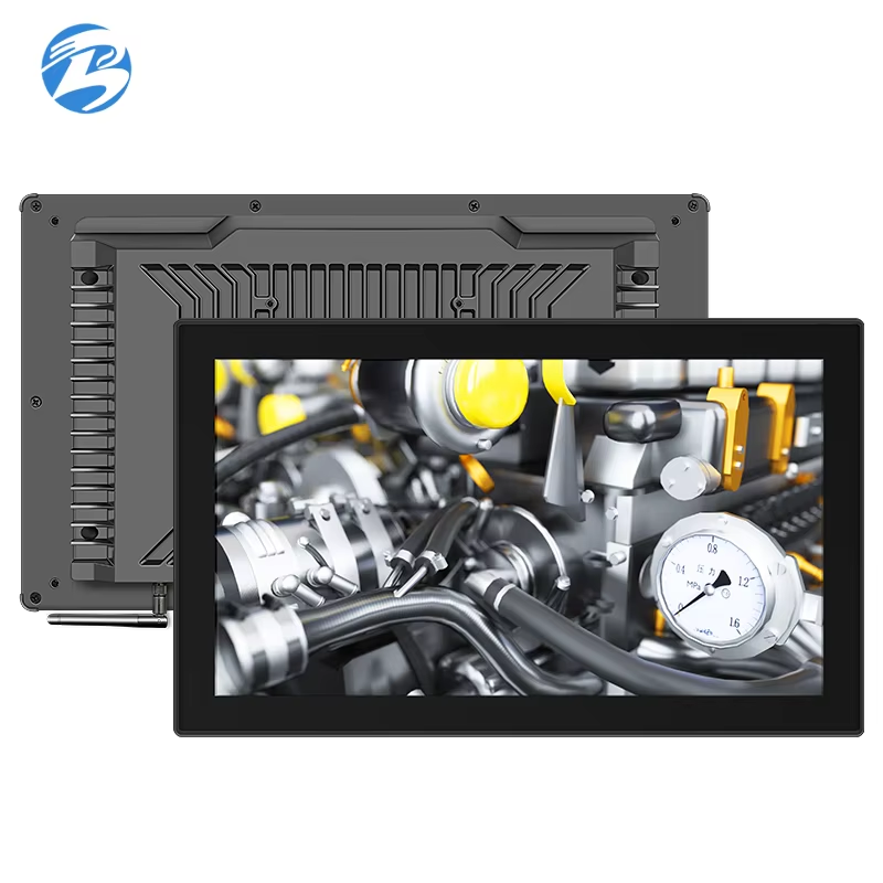 13.3 Inch IP65 Aluminum Pure Flat All-in-One PC Tablet PCAP Touch AMD IPS Android Industrial Business Use Panel PC