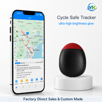Rastreador GPS para Bicicleta K6 4G LTE con Aplicación Android, Luz Trasera, Alarma Antirrobo, Resistente al Agua IP65, Localizador para Bicicleta Eléctrica y Motocicleta