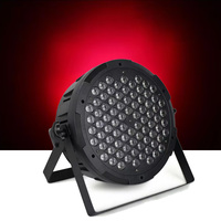 Projecteur LED PAR en plastique 80*1W RGB 3-en-1 avec contrôle DMX512 IP20, effet de dégradé et de saut de couleur, effet de scintillement pour événements et mariages
