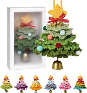 Père Noël en crochet fait main de qualité supérieure - Emballage en boîte en papier écologique - Ornement de Noël - Cadeau artisanal de haute qualité - Product Image 1