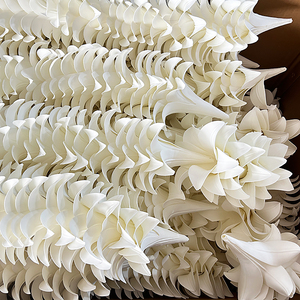 Cabezas de Flor de Lirio EVA Wen Hope, Flores Artificiales Blancas para Decoración de Escenarios de Boda, Accesorios para Techos - Product Image 2