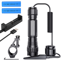 Lampe de poche LED rechargeable GQ pour l'extérieur, 1200LM, étanche IP68, faisceau de 400M, pour le camping, la survie, la randonnée, la sécurité d'urgence