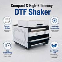 Machine à secouer DTF 24 pouces (60 cm) à structure durable pour usine de vêtements, économe en énergie, compatible 110/220 V, compacte