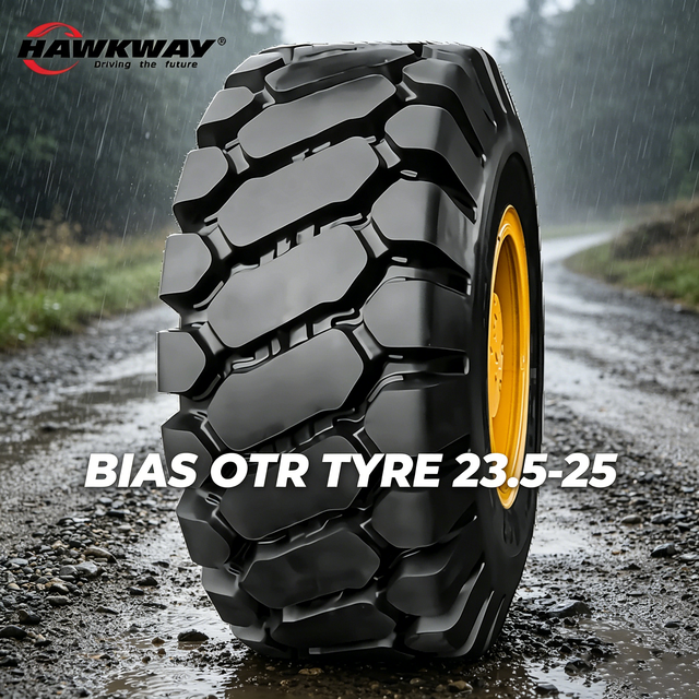23.5-25 Bias OTR Tire E-4/L-4 Large Block Tread 20PR / 24PR for Mining Loader Quarry Truck