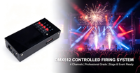 Système de contrôle DMX 512 à 4 canaux pour l'allumage de feux d'artifice, matériel pour feux d'artifice, pyrotechnie, scène, événement, festival, mariage, spectacle
