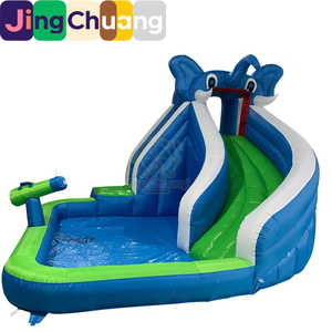 Toboggan Gonflable pour Enfants à Double Voie en Forme de Crocodile, Jouet Aquatique, Équipement de Jeux Extérieur Domestique en PVC Épaissi de Grande Taille - Product Image 6