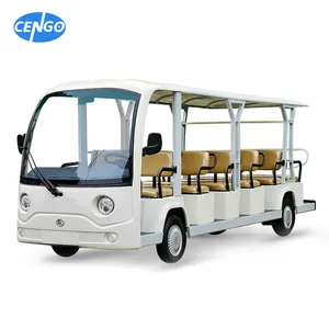 Cengo carro elétrico 17-assento de ônibus de turismo elétrico, barato e fácil de usar.