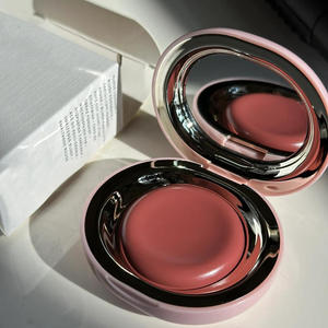 Fard à joues compact végétalien en gros, maquillage cosmétique <span class=keywords><strong>rare</strong></span>, fini mat naturel éclatant, crème <span class=keywords><strong>blush</strong></span> format voyage de poche - Product Image 3