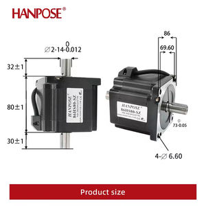 Hanpoe 86 Nema34 4.0a 34hs8040-Sz 4.0n.<span class=keywords><strong>M</strong></span> 86 لماكينة الطحن باستخدام الحاسب الآلي بعمود مزدوج - Product Image 3