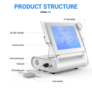 Macchina Hifu 8D 2 in 1 con Manipolo Singolo e Multiplo 360 per Lifting Viso, Modellamento Corpo e Rimozione Grasso - Product Image 3