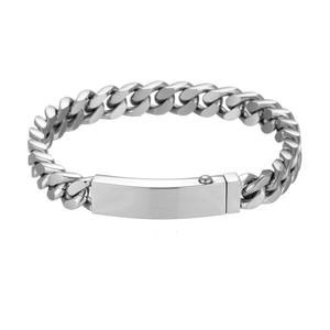 2024 New Design Wholesale <b>Men</b> Custom Mirror Polish 316L Stainless Steel Cuban <b>Bracelet</b> <b>for</b> <b>Men</b> - Product Image 6