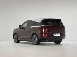 Гибридный электромобиль Denza N8L 2025 года, флагманская версия, красный, с тремя двигателями, полным приводом, запасом хода 230 км, пневматической подвеской DiSus-A, DiPilot300 и ADAS - Product Image 5