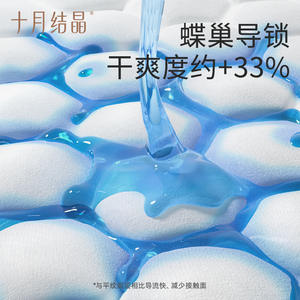 Almohadillas de lactancia desechables October Crystal, absorbentes, de algodón y tela no tejida, para la prevención de fugas de leche materna - Product Image 1