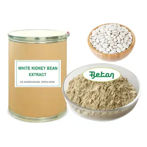 Beton Supply Perdre Du Poids Inhibiteur Extrait De Plante Naturelle 5% Coumarine Phaseolin 2% Poudre D'extrait De Haricot Blanc 2% Phaseolin