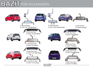 Volkswagen <span class=keywords><strong>GOLF7</strong></span> <span class=keywords><strong>R</strong></span> Diffuseur arrière <span class=keywords><strong>R</strong></span> Lèvre arrière pour Volkswagen - Product Image 2