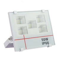 Projecteur LED mural extérieur en aluminium moulé sous pression, étanche IP65, certifié CE, lumière du jour 6000K, 50W 100W 150W 200W, couvercle blanc