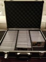 Boîte de rangement de voyage Deron pour le sport, noire -210312 CN, en matériau EVA avec fermeture éclair, étui de présentation de cartes, étanche, 10x10x10