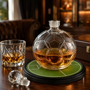 Decantador <span class=keywords><strong>de</strong></span> whisky con forma <span class=keywords><strong>de</strong></span> balón <span class=keywords><strong>de</strong></span> fútbol <span class=keywords><strong>de</strong></span> 1000 ml, botella <span class=keywords><strong>de</strong></span> licor <span class=keywords><strong>de</strong></span> vidrio con base <span class=keywords><strong>de</strong></span> campo <span class=keywords><strong>de</strong></span> fútbol, regalos para la Copa Mundial - Product Image 2