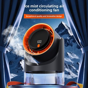 Cross-border New Desktop USB Humidifying Spray Fan With <b>Timer</b> 100-speed Settings Low Noise 36-45 DBA for Offices and Homes Usb F - Product Image 1