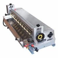 Machine à colle thermofusible semi-automatique électrique JS-700E pour la colle froide de carton et de papier avec l'emballage en bois de cas