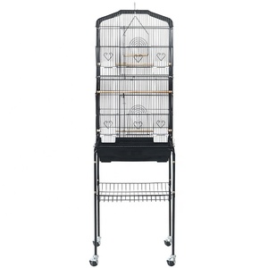 Extra Large Perroquet Love Birds <span class=keywords><strong>Canary</strong></span> Iron Bird Breeding <span class=keywords><strong>Cage</strong></span> Stainsteel <span class=keywords><strong>Metal</strong></span> Wedding Decoration Flight Birdcage Box Packed - Product Image 5