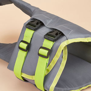 Commercio all'ingrosso giubbotto di salvataggio in Nylon riflettente per animali domestici giubbotto di sicurezza galleggiante per cani personalizzato Sport vendita calda solido - Product Image 5