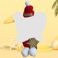 Porte-clés en peluche Hellokty de Noël, 10 cm, mini poupée anime, breloque, jouet pour Noël