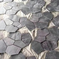 Pierre naturelle à 100 %, pierre de craquelure de glace, ardoise pour mur extérieur, brique de pierre craquelée