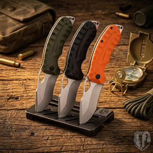 Coltello Tattico Pieghevole in Acciaio D2 con Manico Antiscivolo G10, Strumento Portatile per Campeggio, Escursionismo e Sopravvivenza, Supporta Personalizzazione OEM/ODM - Product Image 3