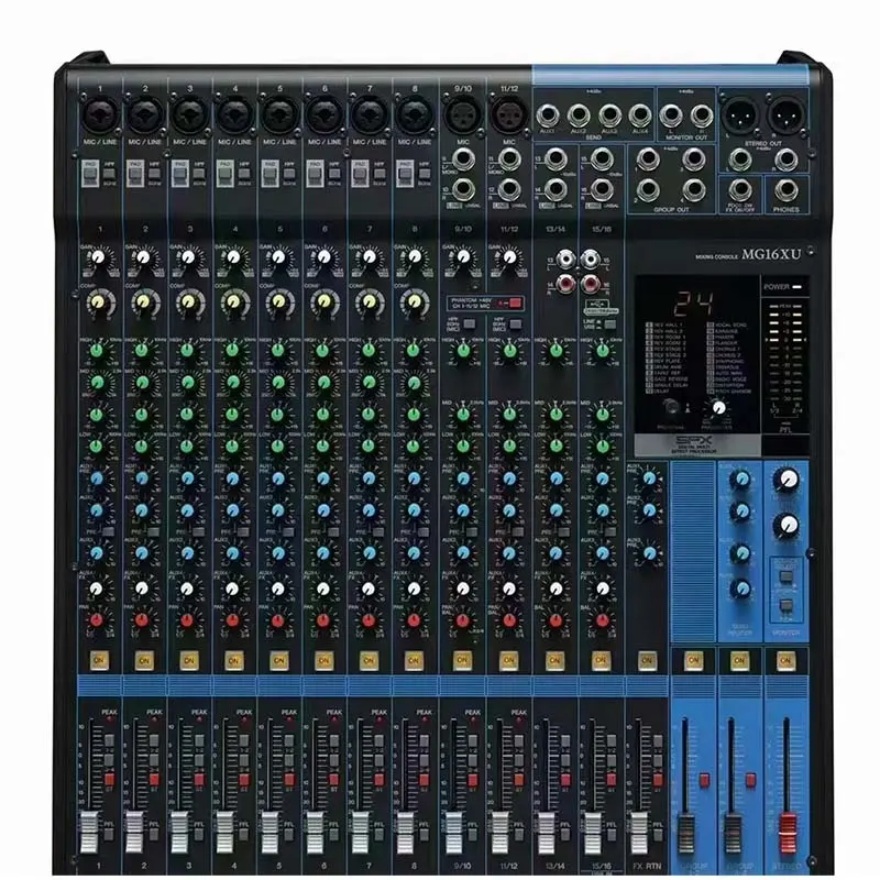 Mixer Analog profesional yang mudah dioperasikan dengan pabrik di Tiongkok untuk sistem panggung