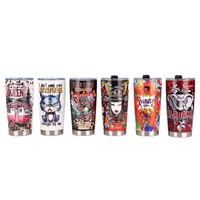 Gobelet isotherme en acier inoxydable personnalisé de 20 oz, imprimé en 3D par sublimation, pour les voyages en plein air, tasse isolée pour voiture