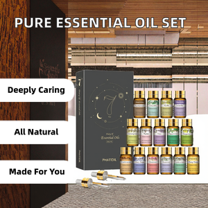 ชุดน้ำมันหอมระเหย 5 มล. x 15 ชิ้น แบรนด์ส่วนตัว 100% บริสุทธิ์จากธรรมชาติ กลิ่นกุหลาบหอมหวาน กลั่นด้วยไอน้ำ บำรุงผิว รับผลิตแบบ OEM สำหรับอโรมา - Product Image 2