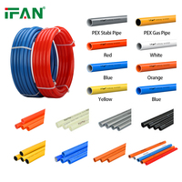 Tube de chauffage au sol IFAN, plomberie hydraulique, isolation sous plancher, système de plomberie avec tuyau PEX, chauffage au sol, tuyau PEXa, PEXb, PERT, EVOH
