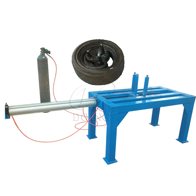 Cost efficient tire recycling machine to pack tyre for doubling tripling tires