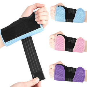<strong>Colorful</strong> Breathable Sports Wrist Stabilizer Adjustable Palm Guard Pressure-Relieving OK Cloth SBR Polyester Wrist Brace <strong>Splint</strong> - Product Image 1