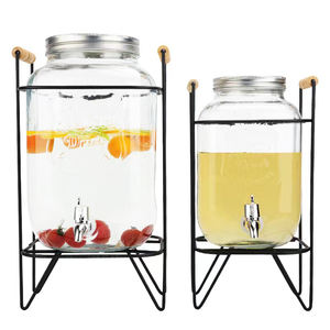 1 galon ve 2 galon parti su alkol suyu plastik saklama kutusu soğuk içecek içecek ile dokunun ve günlük ihtiyaçlarını karşılayan standı - Product Image 1